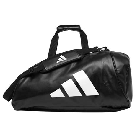 adidas sporttasche sportrucksack kunstleder schwarz weiss gr m|adidas Sporttasche .